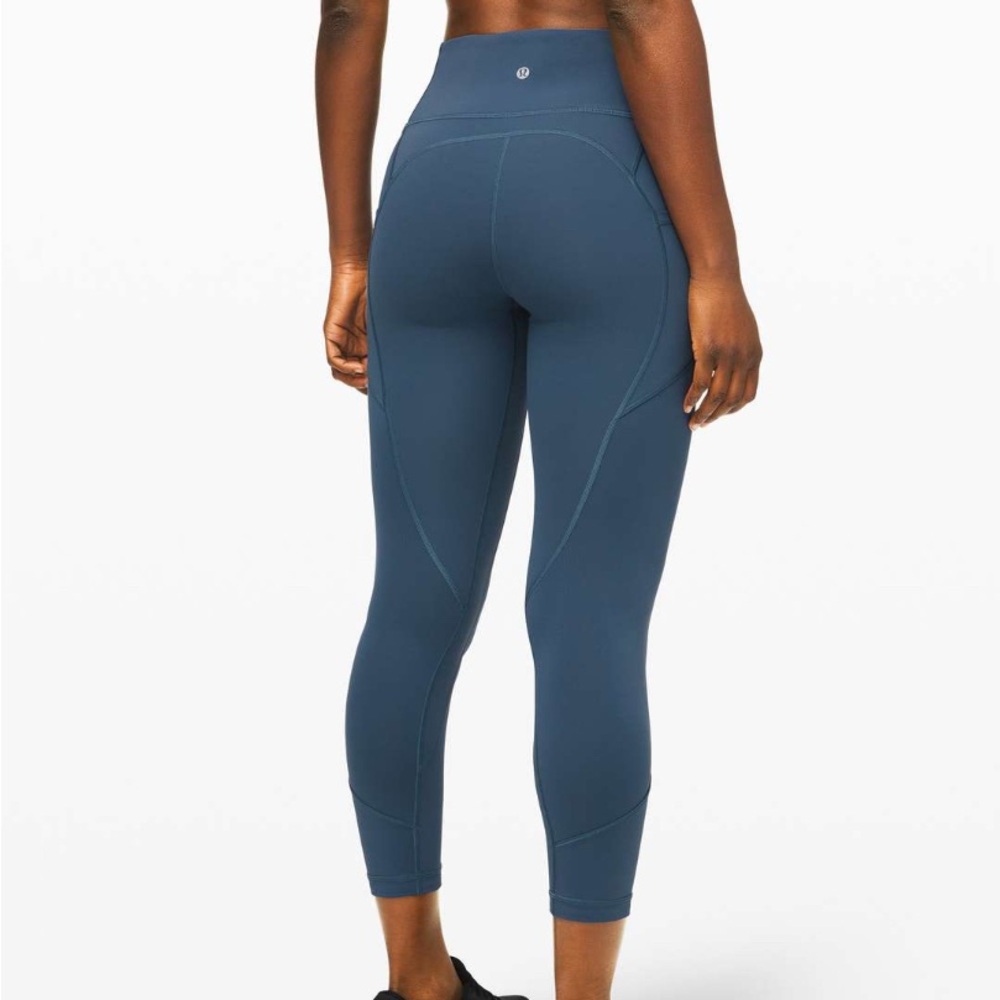 Lululemon Blue High-Waisted Leggings